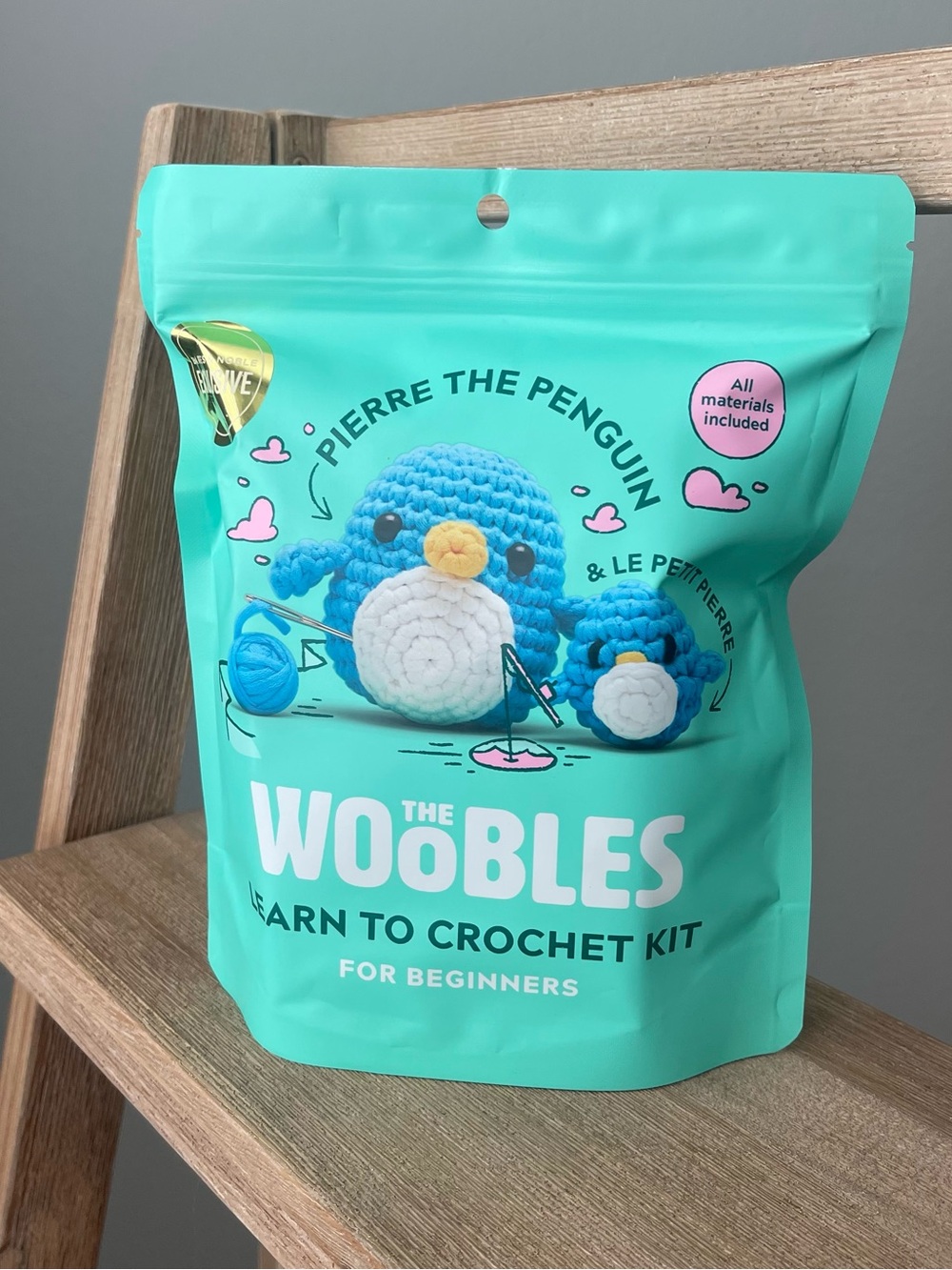 NEW The Woobles Pierre & Le Petit Pierre Crochet Kit – Beginner Level B&N Crafts